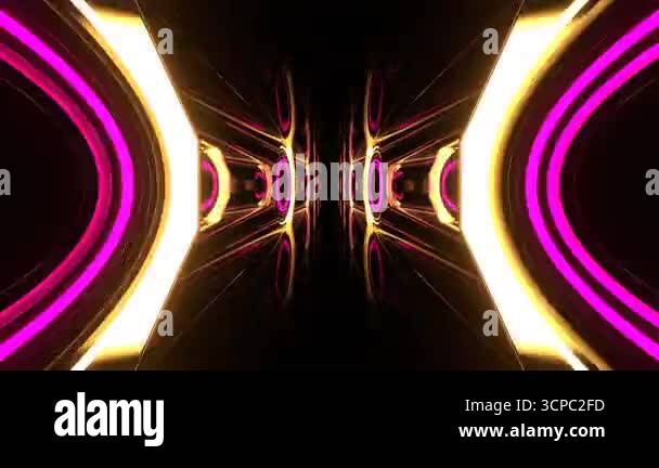 Exciting VJ loop on an abstract background with smooth flowing images ...