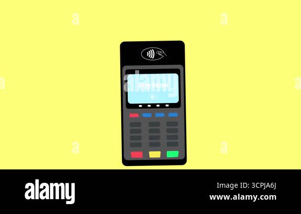Card Payment, Online Banking, POS Terminal Payment Concept NFC ...