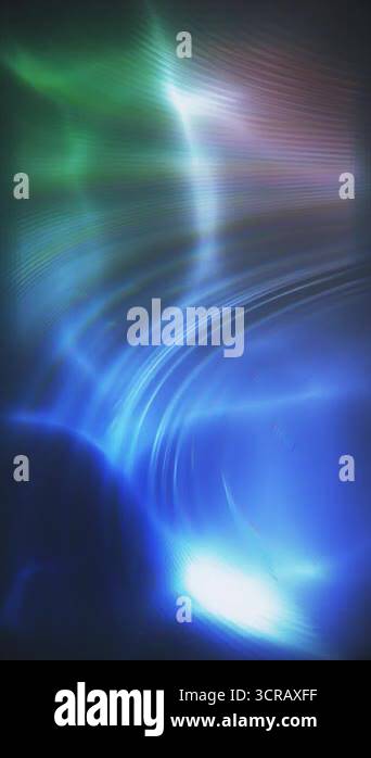 An abstract animation flows smoothly, featuring vibrant colors and ...