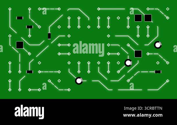 Moving Digital Circuit Lines Motion Stock Videos Footage Hd And 4k