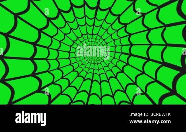 Expanding spider web vortex illusion motion graphics background Stock ...