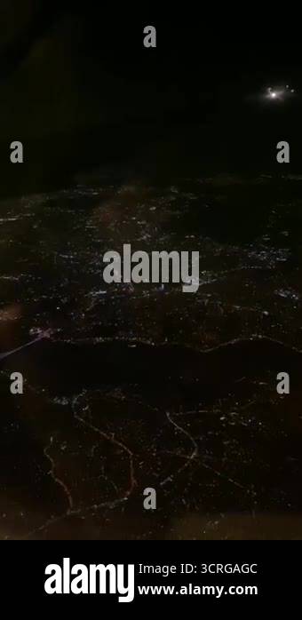 Night Flight: Aerial Views of the City Lights. Cityscape at Night: A