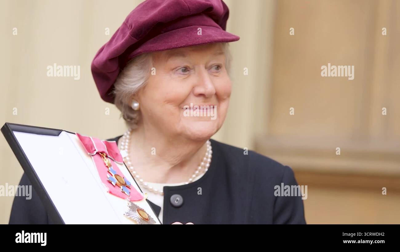 Actress Dame Patricia Routledge dies - archive edit Stock Video Footage ...