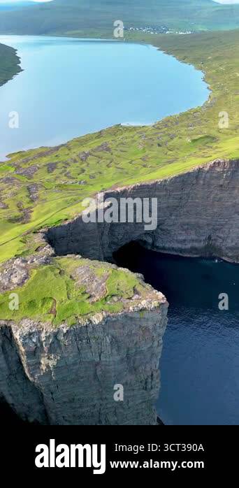 Discover the dramatic landscape of Vagar Island in the Faroe Islands ...