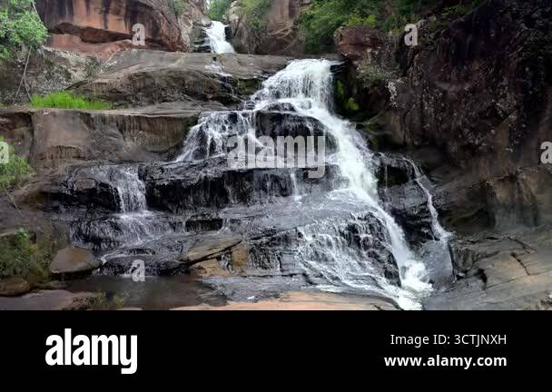 2nd tiered Chat trakan waterfall at chat trakan national park ...