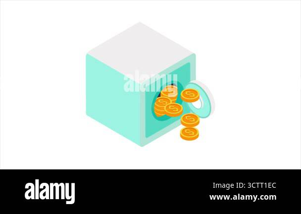 Bank vault Animation MP4 file Stock Video Footage - Alamy