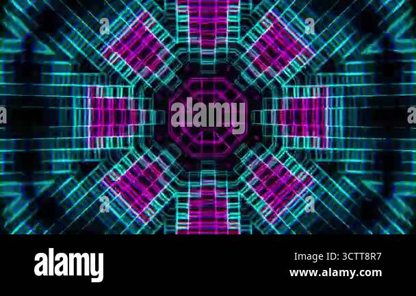 Seamless Animated VJ Pattern Background Stock Video Footage - Alamy