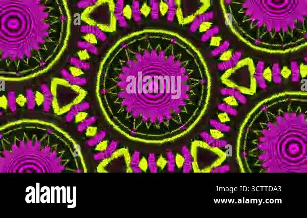 Seamless Animated VJ Pattern Background Stock Video Footage - Alamy