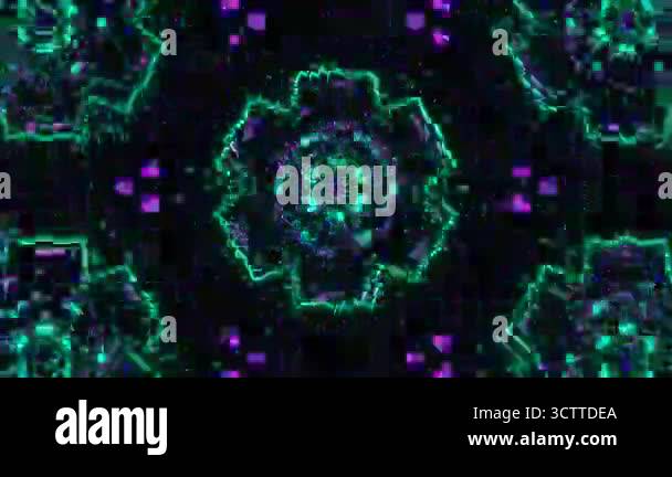Seamless Animated VJ Pattern Background Stock Video Footage - Alamy