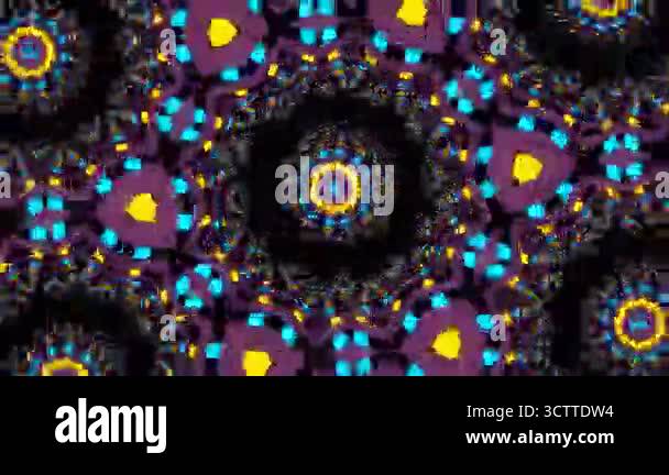Seamless Animated VJ Pattern Background Stock Video Footage - Alamy