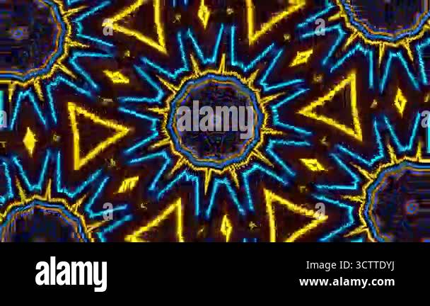 Seamless Animated VJ Pattern Background Stock Video Footage - Alamy