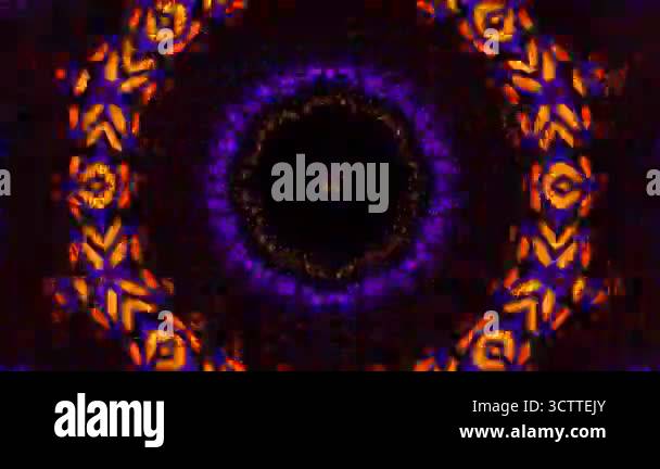 Seamless Animated VJ Pattern Background Stock Video Footage - Alamy