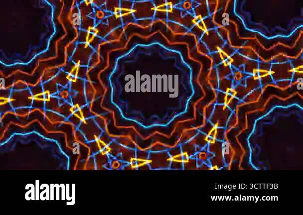 Seamless Animated VJ Pattern Background Stock Video Footage - Alamy