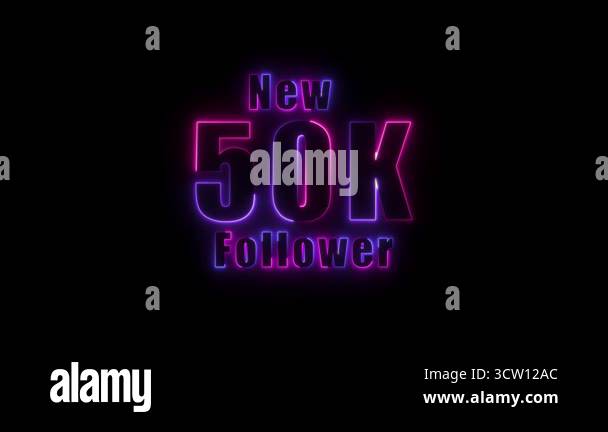 Thank followers neon text illustration Stock Videos & Footage - HD and ...