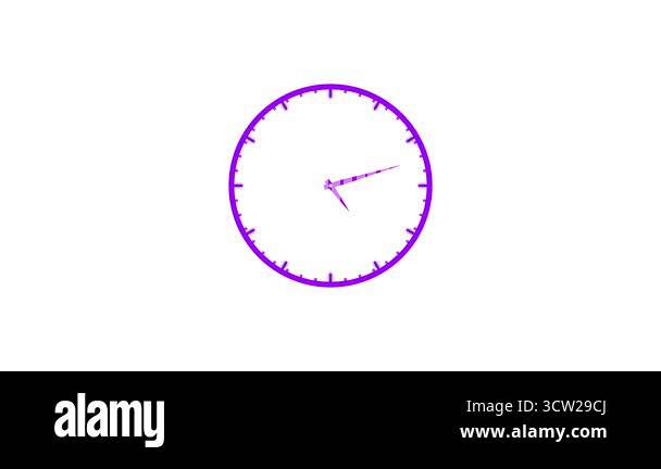 Time clock sign vector black Stock Videos & Footage - HD and 4K Video ...