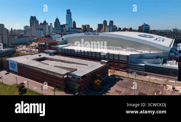 Detroit, USA, 22 July 2025: Ford Field Sport Arena in Detroit, Michigan ...