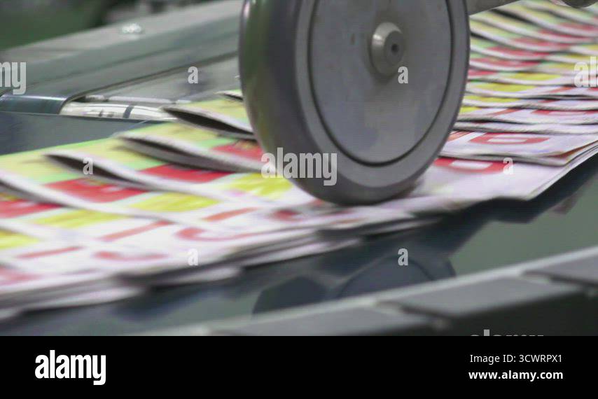 print plant factory closeup, LOOP BACKGROUND Stock Video Footage - Alamy