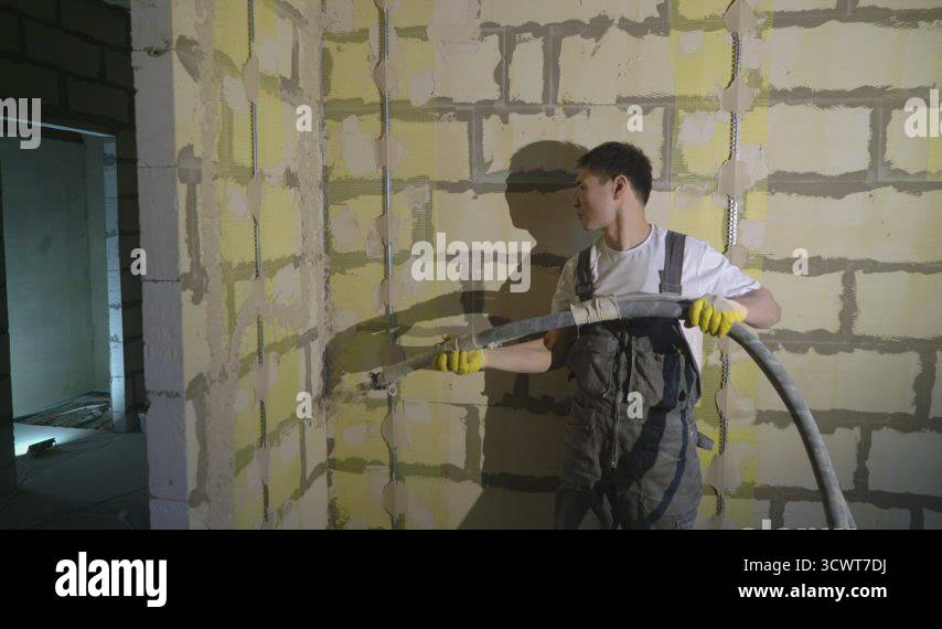 Curated visual reference: Fresh Look at Plastering Mortar Machine Automatic Plaster Repairing Or Renovating