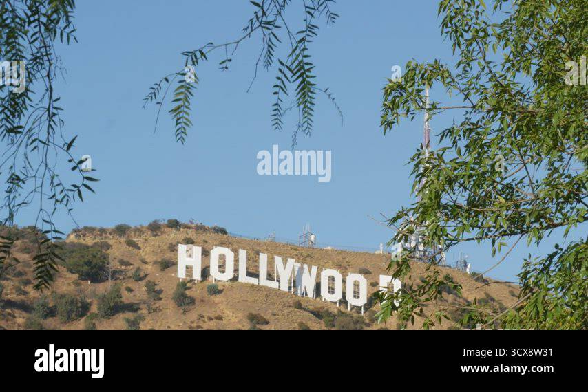 LOS ANGELES, CALIFORNIA, USA - 7 NOV 2019: Iconic Hollywood sign. Big ...