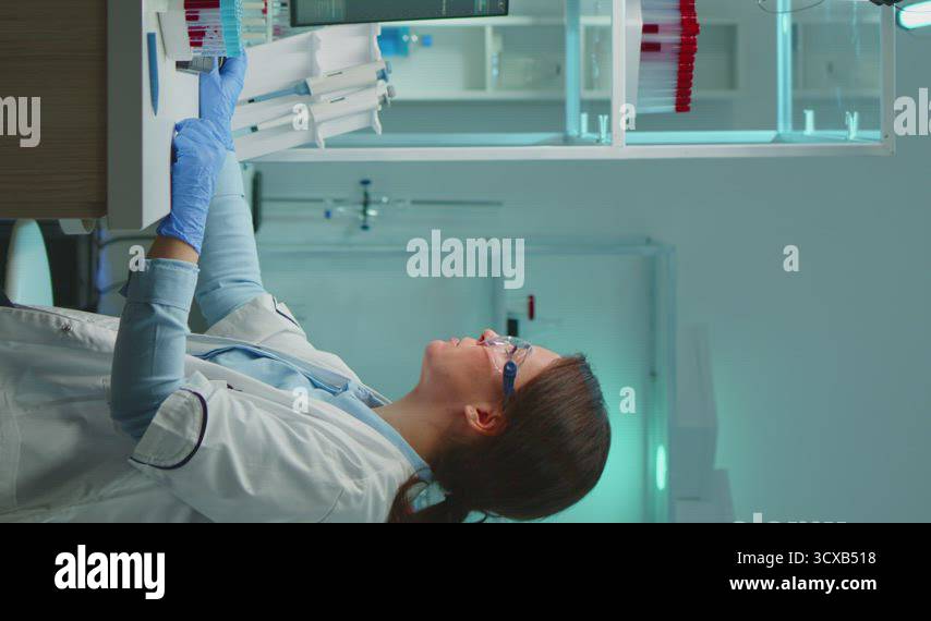 Vertical video medical lab worker Stock Videos & Footage - HD and 4K ...