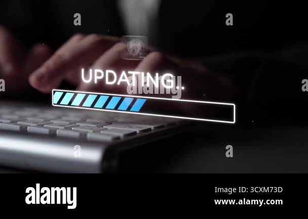 Knowledge upgrade and software update, digital skills improvement ...