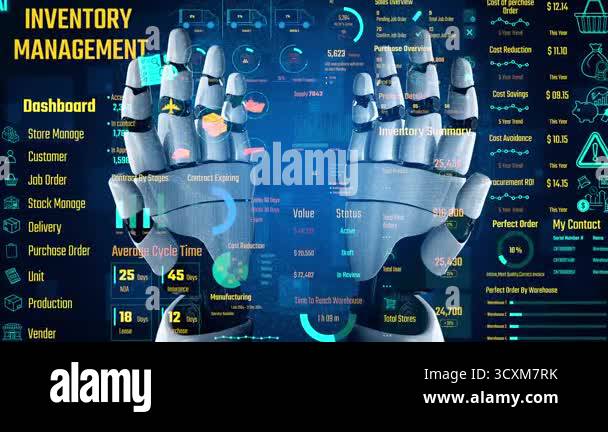 AI manages inventory dashboards through virtual assistant analytics ...