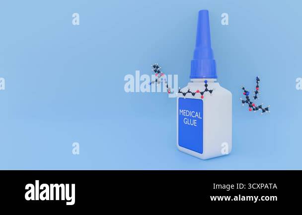 A 3d animation of a bottle of 
