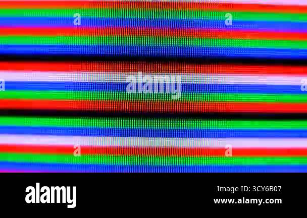 Screen TV Glitch Error - Signal Disturbance Broken Monitor, VHS static ...