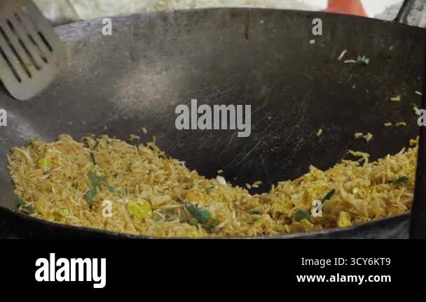 Scrumptious Street Food Rice in India - A Culinary Delight Stock Video ...