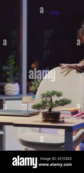 Primeval IT engineer using laptop computer discovering technology at ...