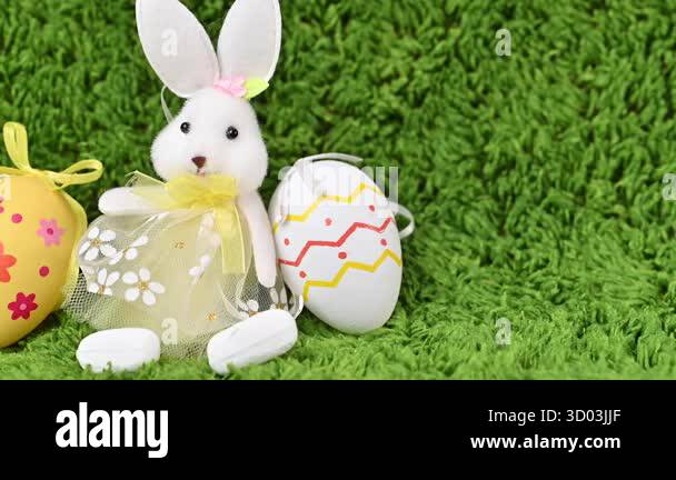 Close up video of Easter eggs with a bunny Stock Video Footage Alamy Close up video of Easter eggs with a bunny Stock Video Footage Alamy