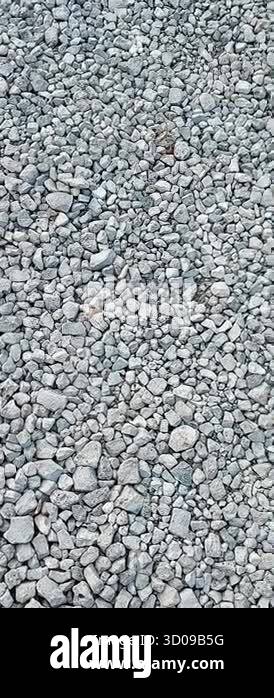 Granite gravel of macadam, rock gray crushed for construction on the ...