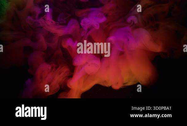 Neon haze texture. Cloud vapor ink. Defocused pink purple yellow color ...