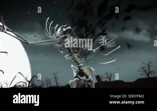 Skeleton Rising Skeleton rising from darkness dark Stock Videos & Footage - HD and 4K ...