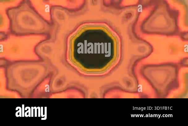 This dynamic tunnel video loop displays vibrant colors flowing in a ...