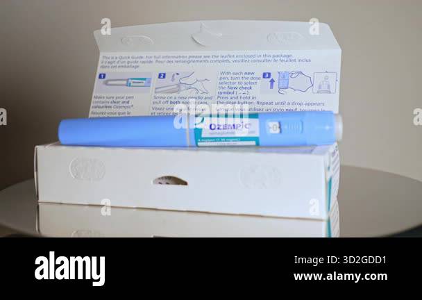 Ozempic injection box in Stock Videos & Footage - HD and 4K Video Clips ...