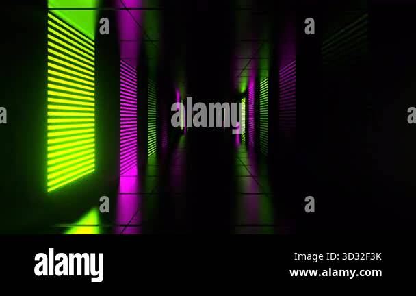 Exciting VJ loop on an abstract background with smooth flowing images ...