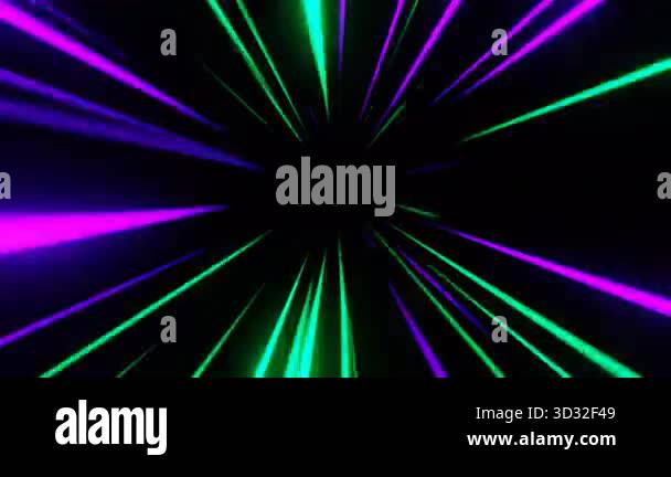 Exciting VJ loop on an abstract background with smooth flowing images ...