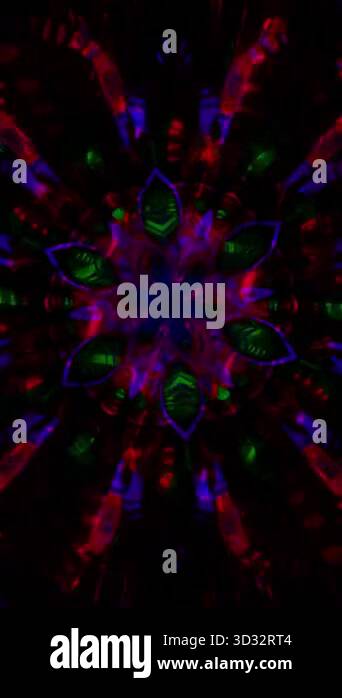 Hypnotic mandala animation with endless looping animation optimized for ...