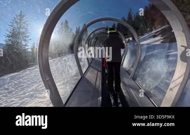 Conveyor Belt under Transparent Tube: Beginner Lift (Magic Carpet) for ...