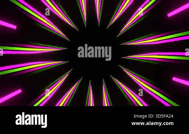 Exciting VJ loop on an abstract background with smooth flowing images ...