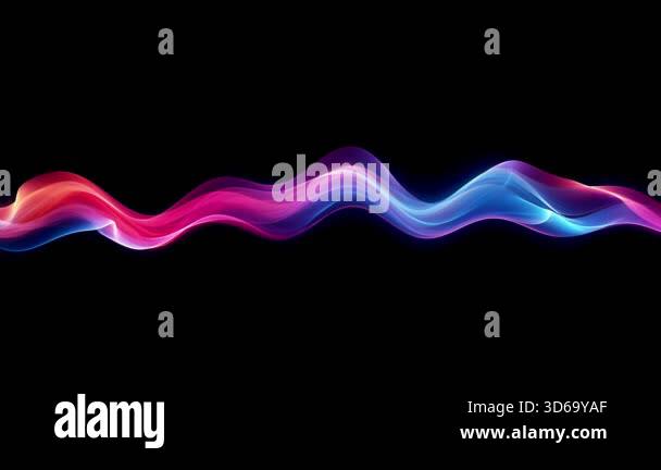 abstract light wave lines background Stock Video Footage - Alamy