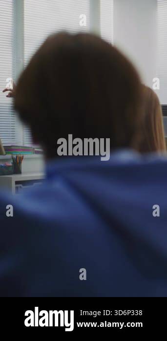 Confident Female Instructor Teaches Coding to Attentive Students ...