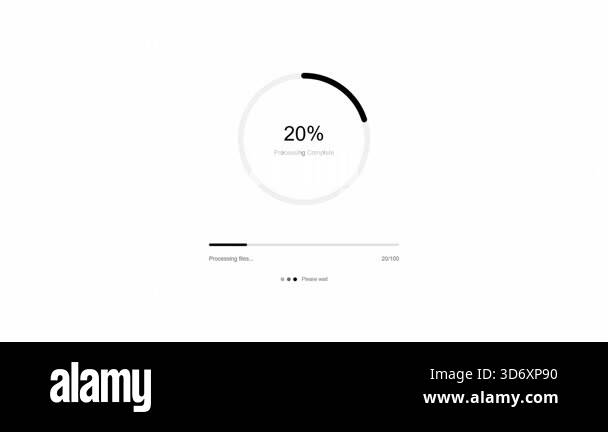 Modern Seamless Loading Animation Loop - Loading Screen, Progress Bar ...