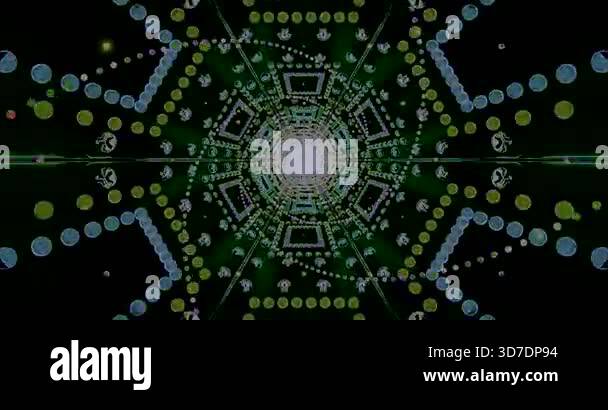 Seamless tunnel video loop for dynamic screensaver experience with ...
