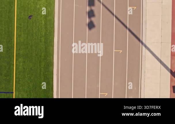 Sportsman or athlete runner person view of running in a competition ...