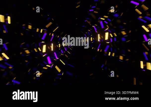 Exciting VJ loop on an abstract background with smooth flowing images ...