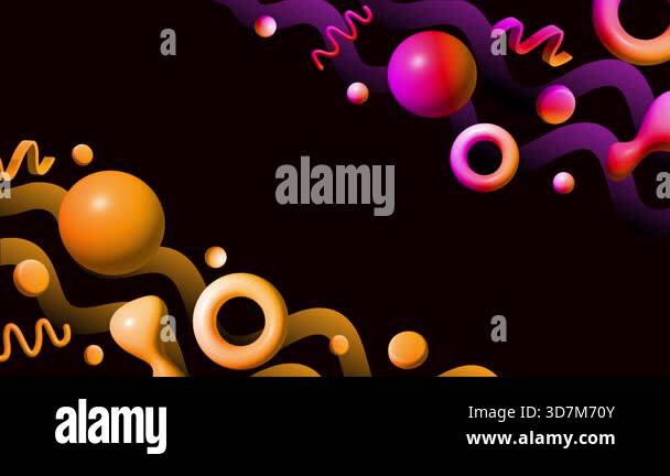 abstract 3d design background design animation video Stock Video ...