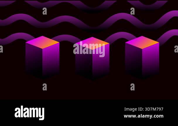 abstract 3d design background design animation video Stock Video ...