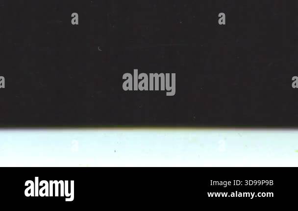 Retro microfiche scan transition with both vertical and horizontal ...